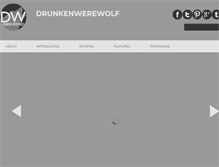 Tablet Screenshot of drunkenwerewolf.com